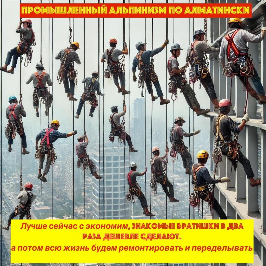 Промышленные альпинисты, это нужно знать